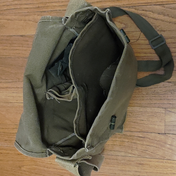 Vintage UK military canvas with custom sewn patch - Picture 5 of 13